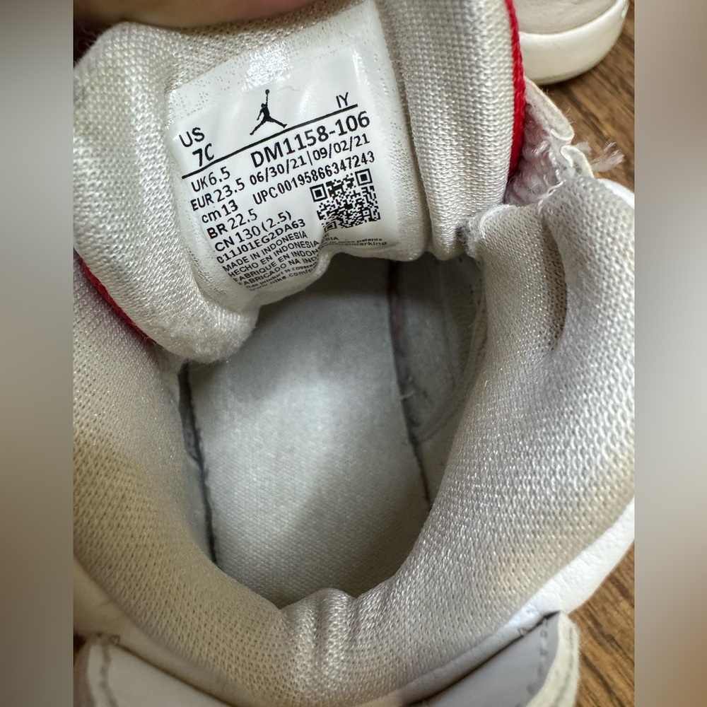 Jordan Flight Club 91 Toddler Sneakers – Size 7C - Picture 5 of 7